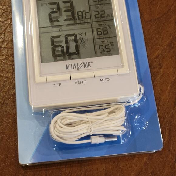 Active Air Hygro-Thermometer With MAX/MIN Display. New - Picture 6 of 9